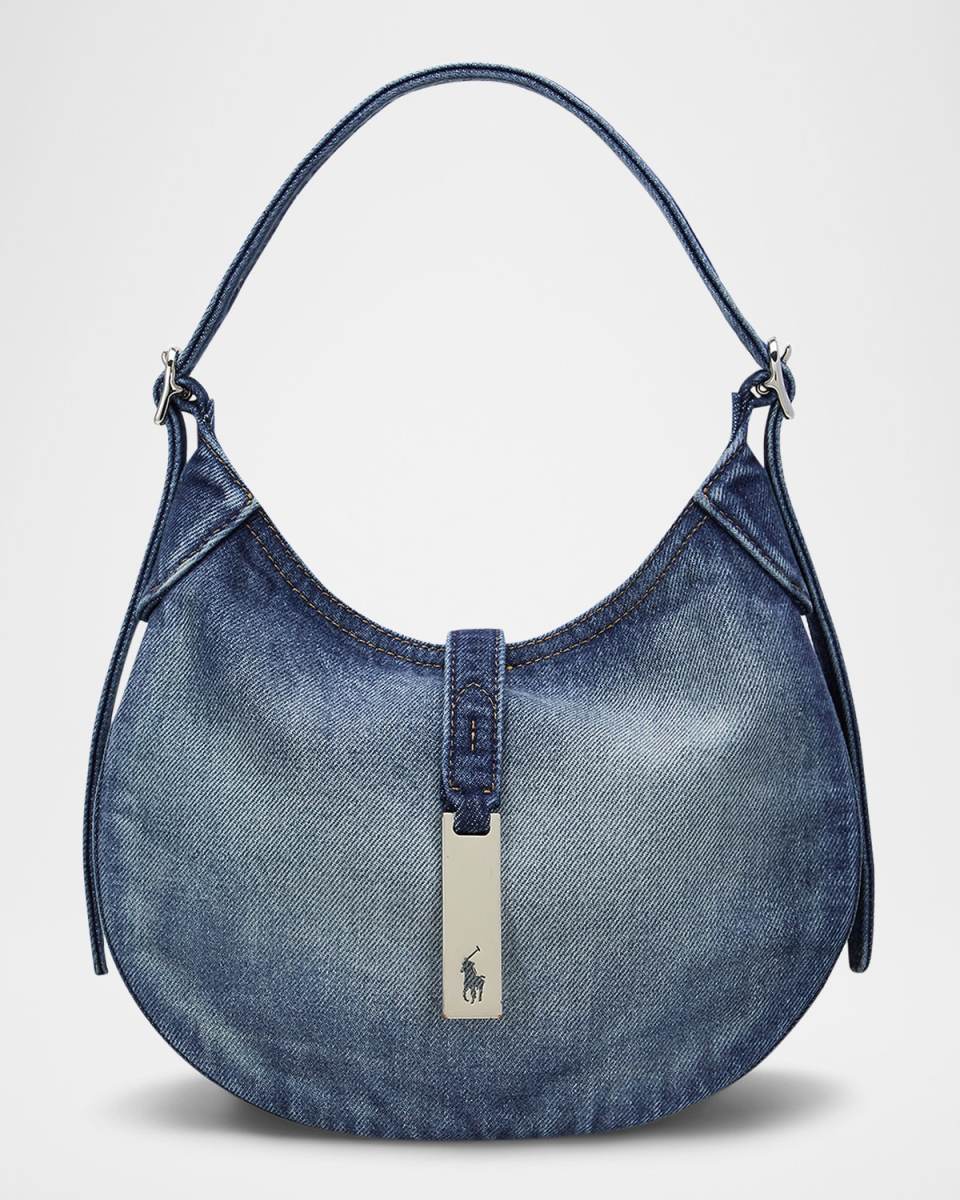 Polo ID Denim Shoulder Bag